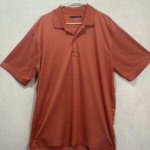 Greg Norman Play GRY Burnt Orange Golf Polo Shirt Men’s Sz XL